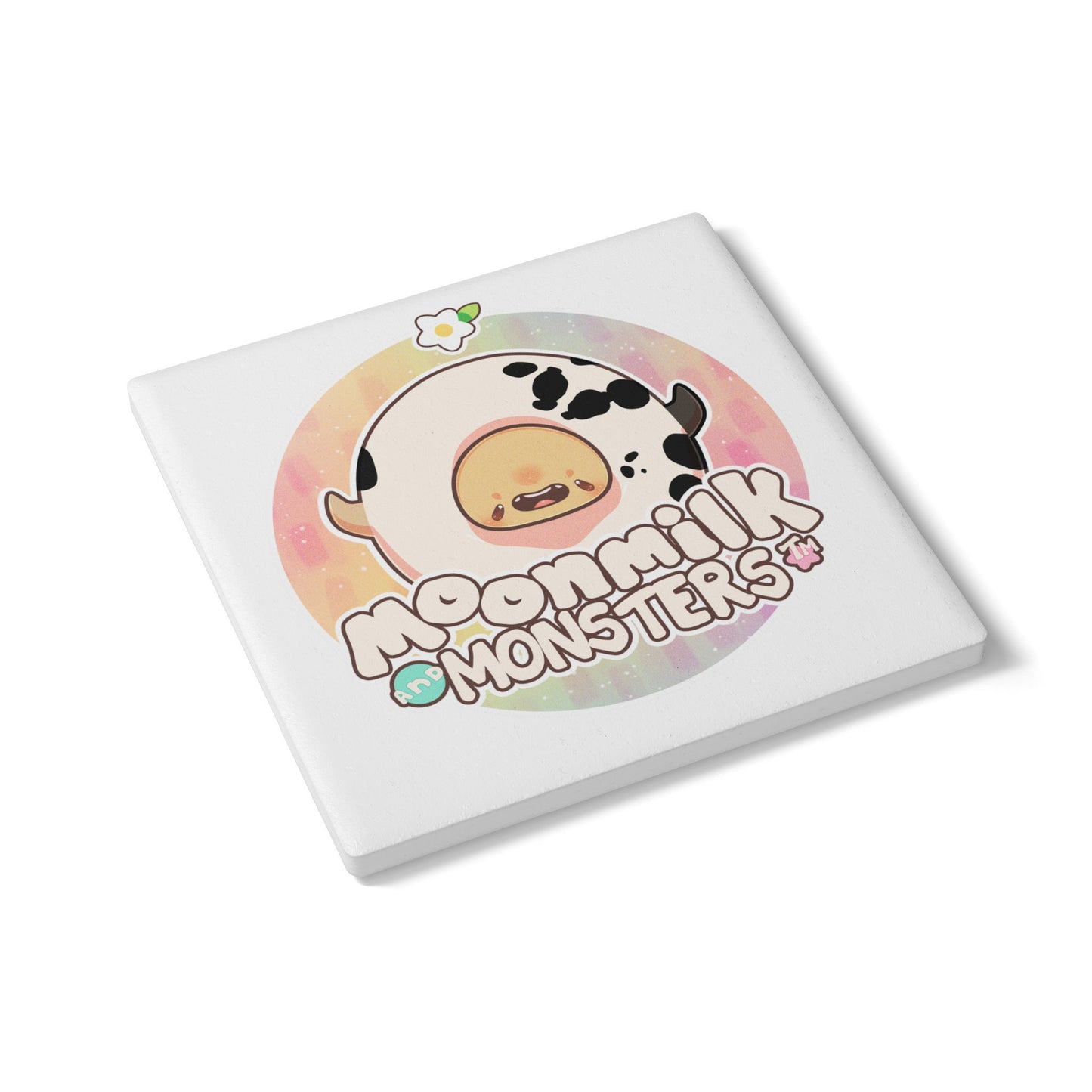 Moonmilk and Monsters Ceramic Coaster