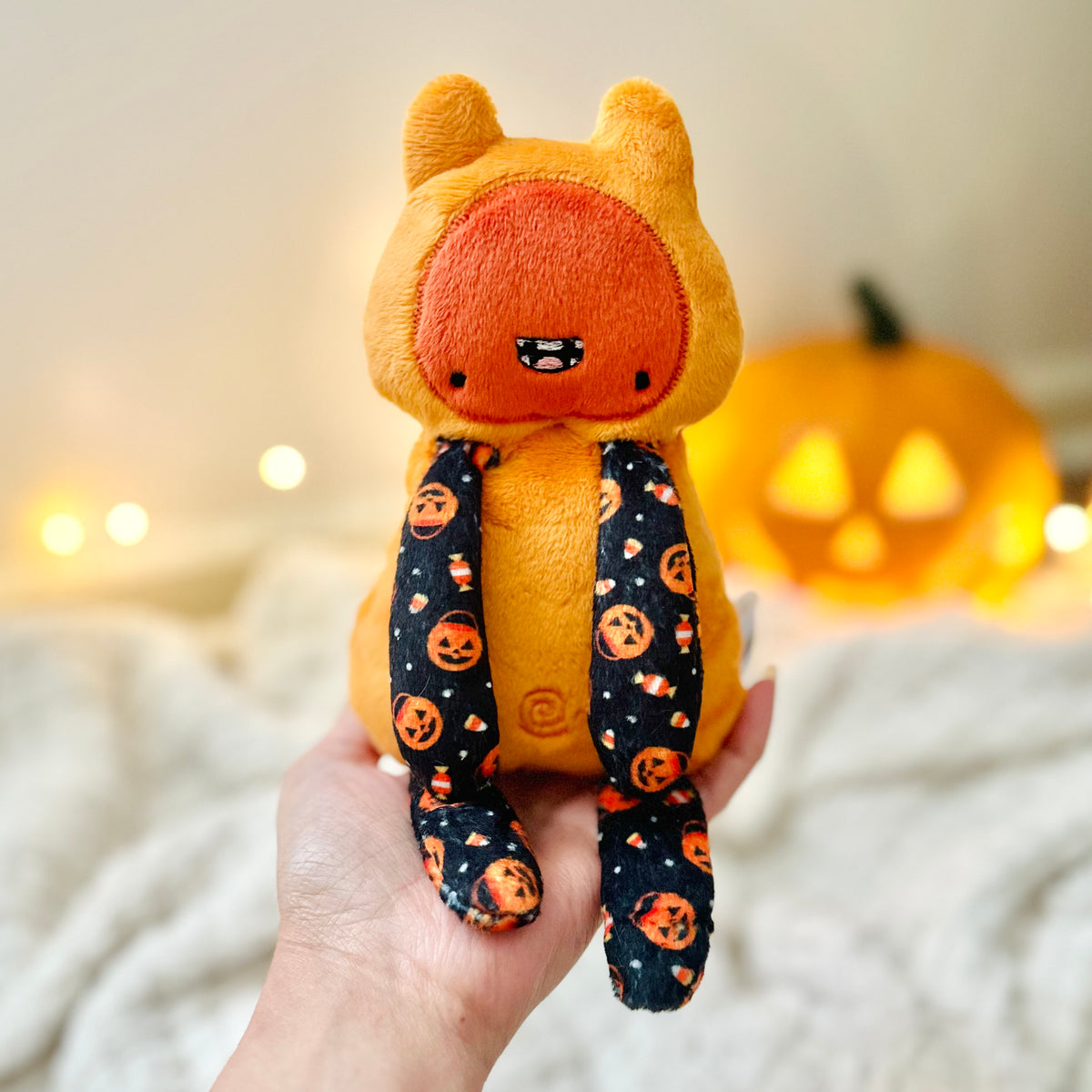 🎃 Orange Trick or Treat SpindleTwib
