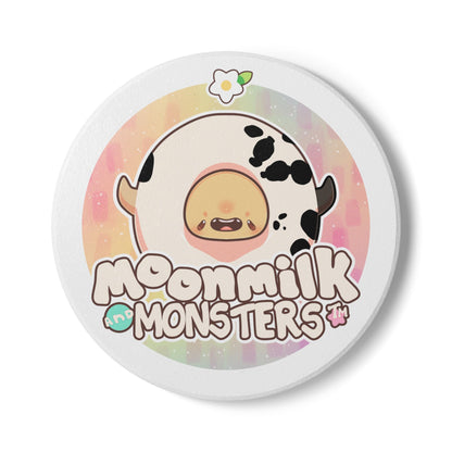 Moonmilk and Monsters Ceramic Coaster