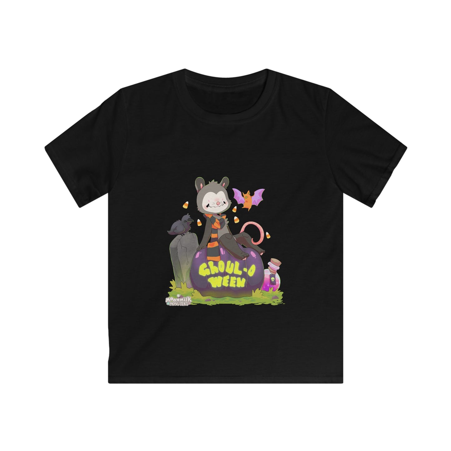 Posey Oakley Ghoul-o-ween Halloween Kids Softstyle Tee