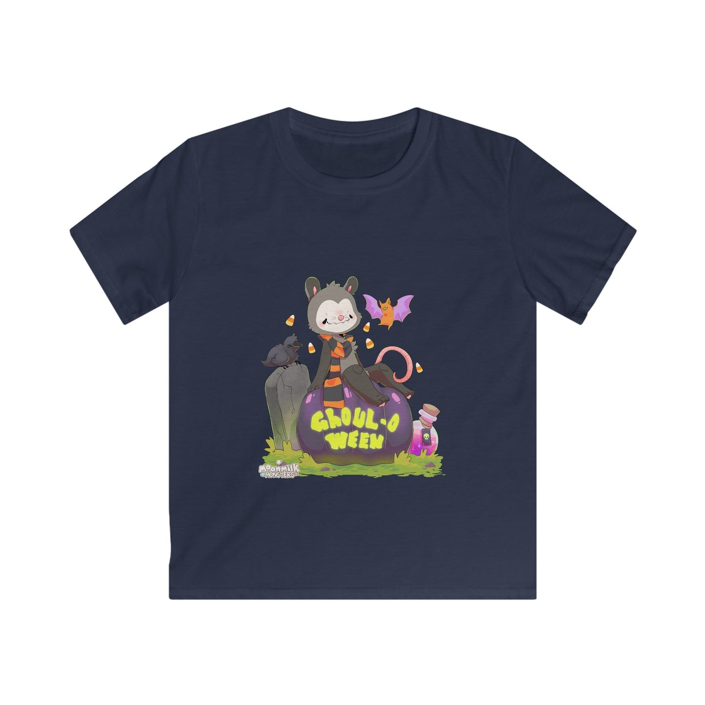 Posey Oakley Ghoul-o-ween Halloween Kids Softstyle Tee
