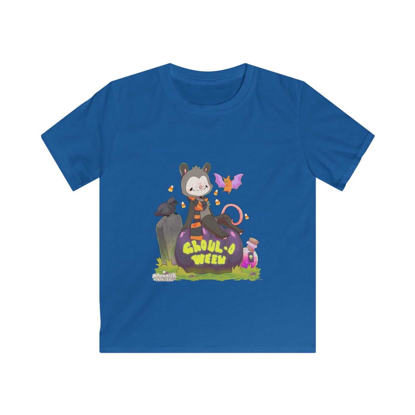 Posey Oakley Ghoul-o-ween Halloween Kids Softstyle Tee