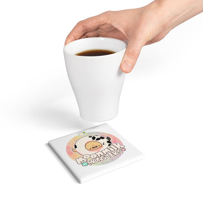 Moonmilk and Monsters Ceramic Coaster